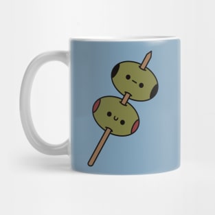 Cute Olives On Skewer - Kawaii Olives Mug